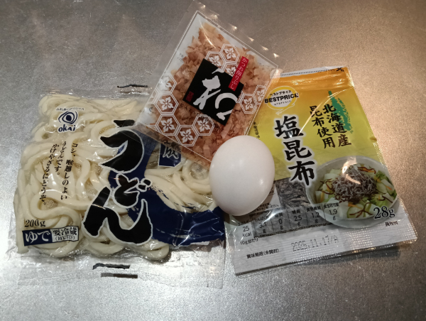 和風カルボナーラの材料
