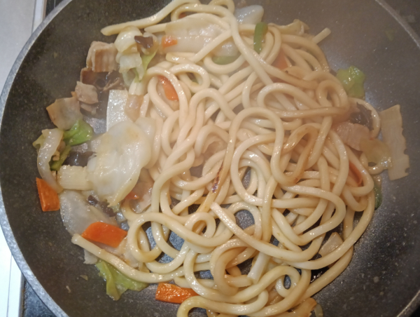 焼きうどんの味付け